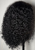 Pixie curly flip-over wig
