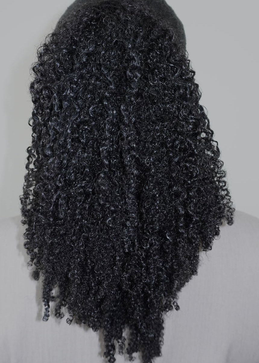 Pocket ponytail kinky curly